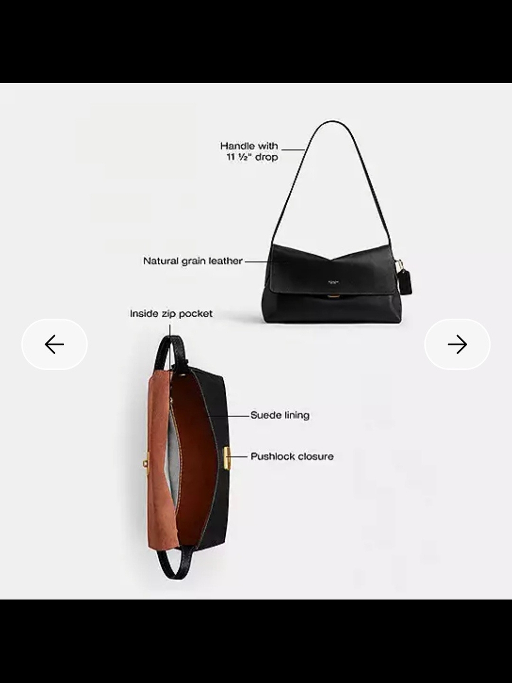 Coach Shoulder Chelsea 30 - Picture 2 of 2